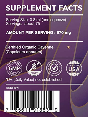 HerbEra Earth's Love - Cayenne Alcohol-Free Herbal Extract Tincture