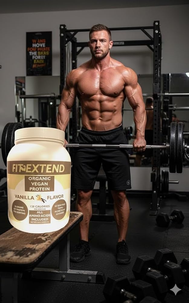 FIT EXTEND Vegan Protein Powder Organic Vanilla - 30 Servings - image 7