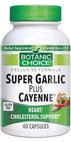Botanic Choice Super Garlic Plus Cayenne - 60 Capsules