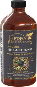 Herbal Connections Organic Shilajit Tonic Liquid - 16 oz