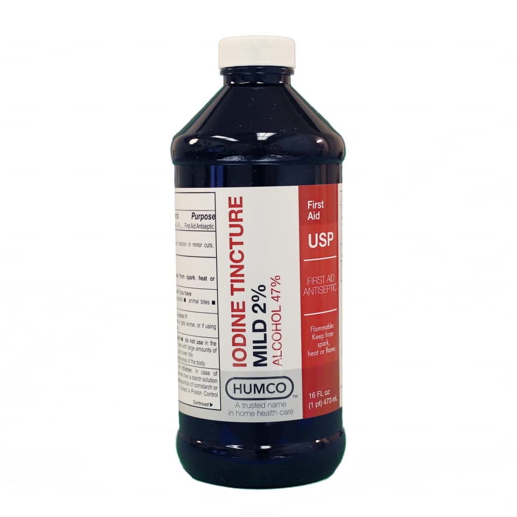 Humco Mild Iodine Tincture USP - 16 fl oz