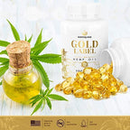 Hinterland Gold Label Hemp Oil 25mg - 30 Softgels - image 3