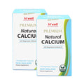 HI WELL Premium Natural Calcium with Magnesium & Vitamin D - 120 Capsules