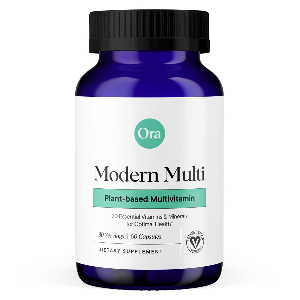Ora Organic Plant Based Multivitamin for Women and Men - 60 Capsules