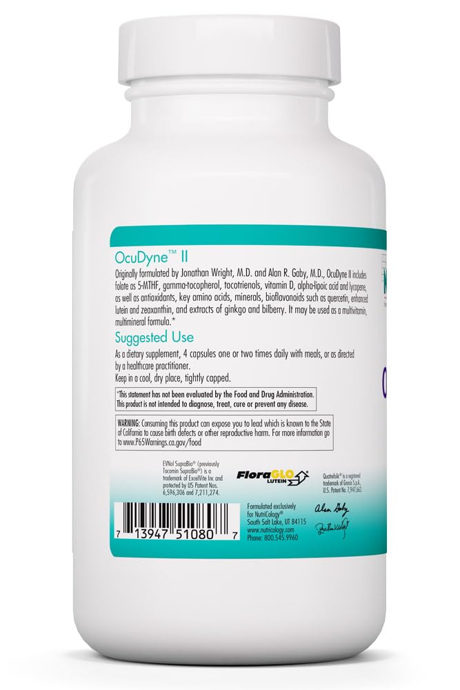 Allergy Research Group OcuDyne II Eye Health Multivitamin - 200 Capsules - image 3