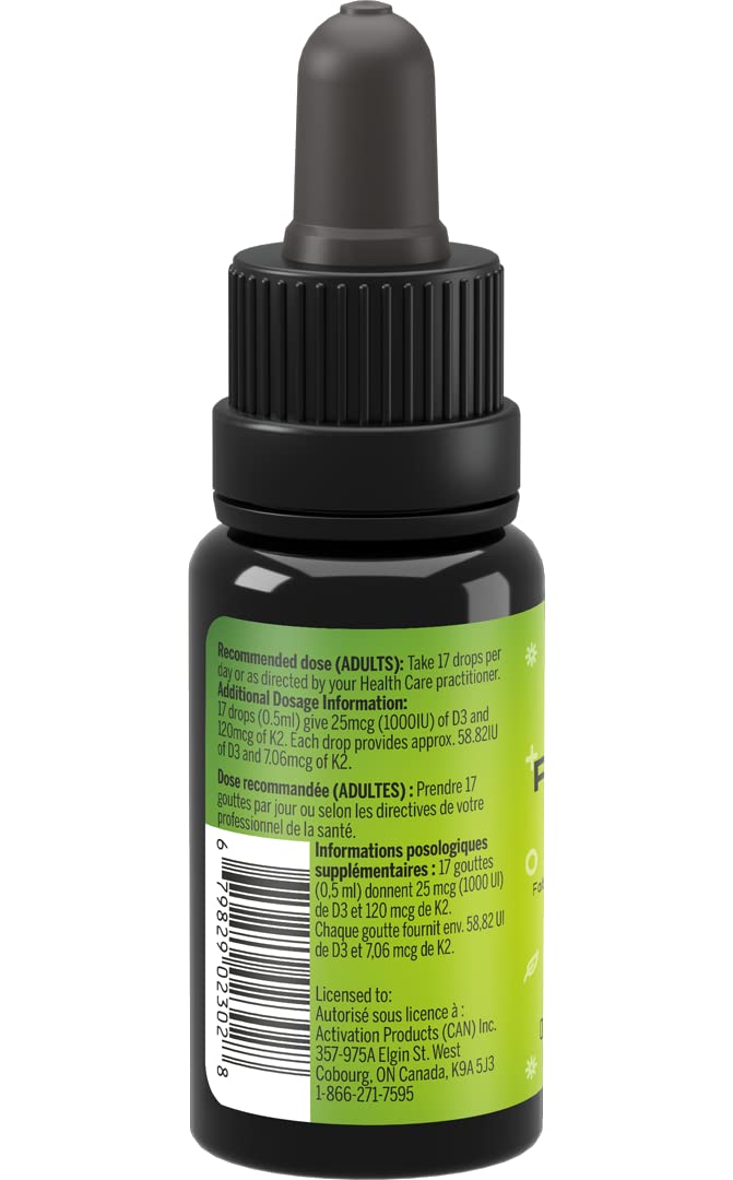 ACTIVATION Perfect K2D3 Vitamin D3 with K2 Liquid - 15 ml - image 9