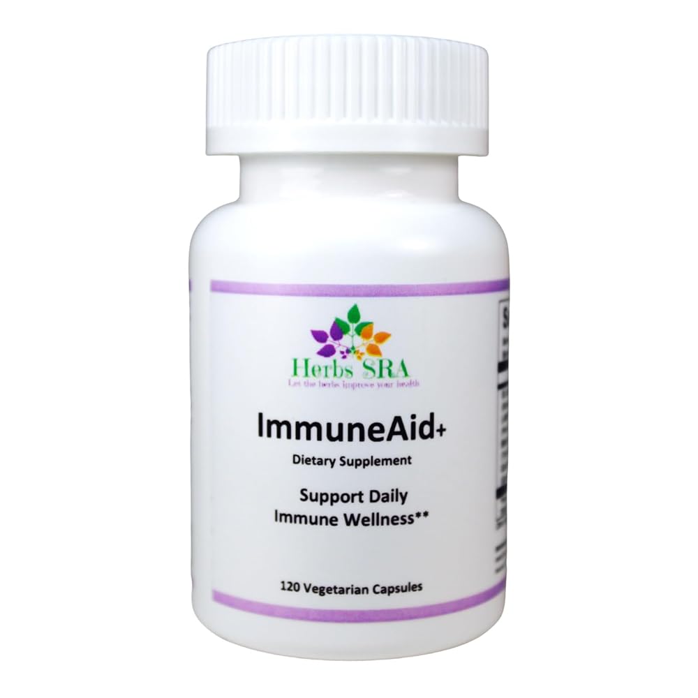 Herbs SRA ImmuneAid+ Immune Support Supplement - 120 Vegetarian Capsules