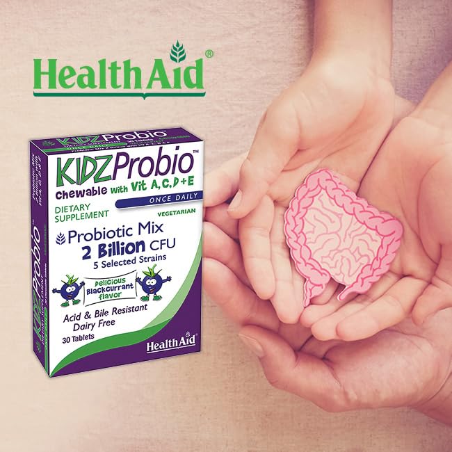 HealthAid KidzProbio Chewable Probiotic for Kids - 30 Tablets - image 4