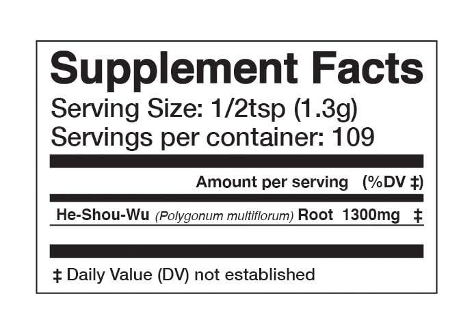 Anima Mundi Apothecary He Shou Wu Hair Vitamins Powder - 5oz - image 4