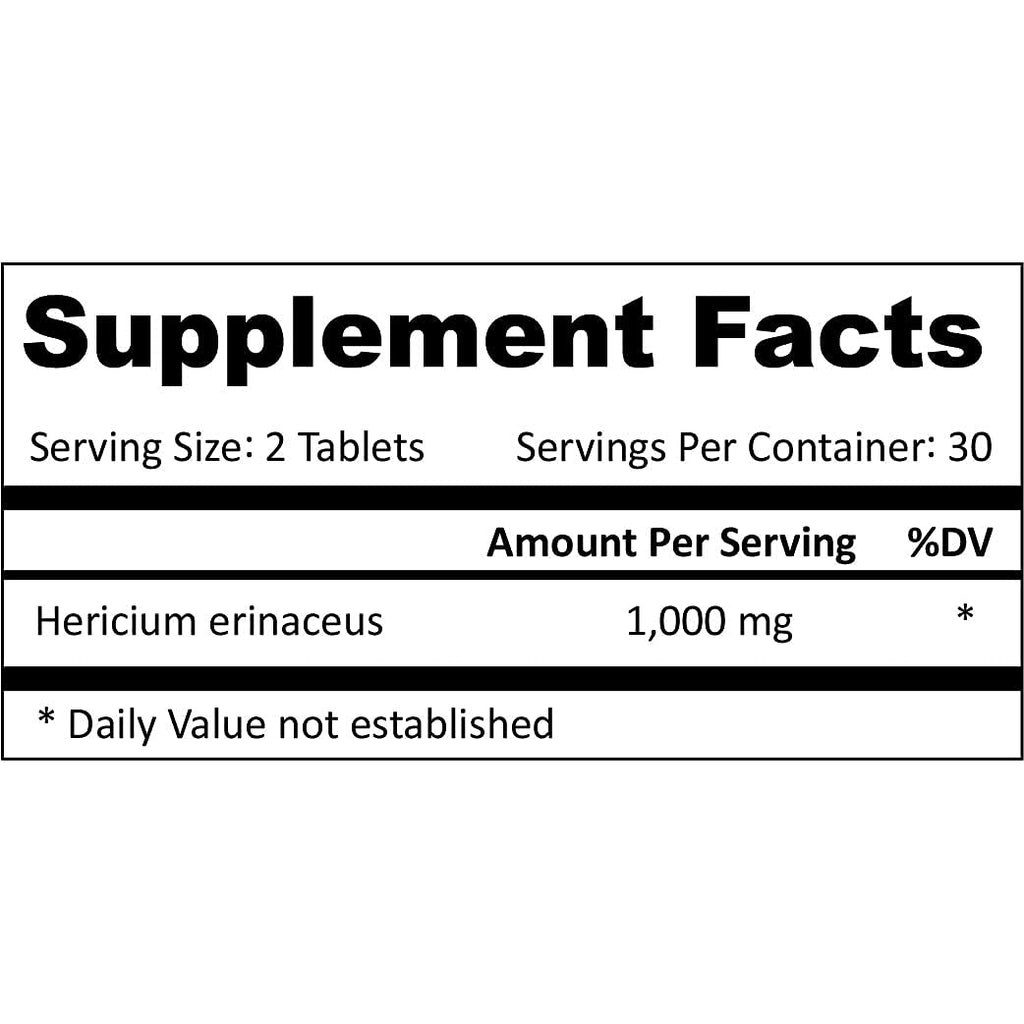 Mushroom Remedy PRO-Nerve & Brain Lion's Mane - 60 Tablets - image 4