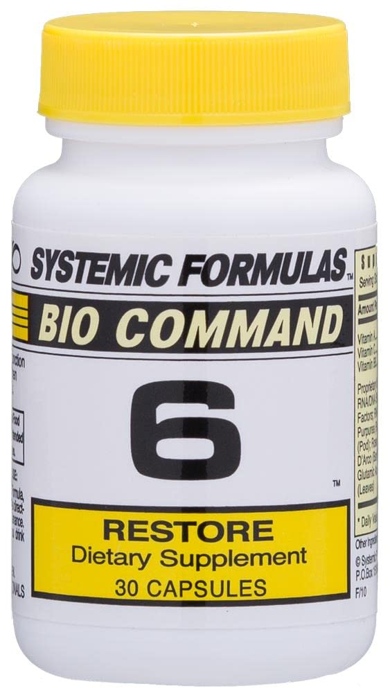 Systemic Formulas 6 Restore - 30 Capsules
