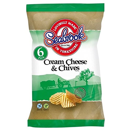 Seabrook Cheese & Chive Crisps - Pack of 2