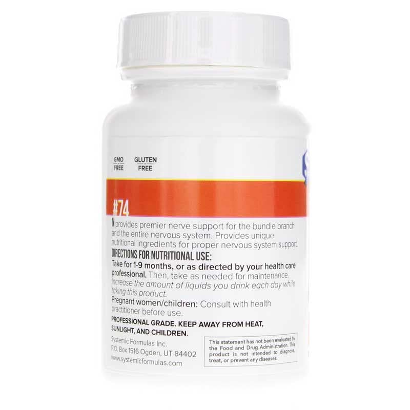 Systemic Formulas Nerve Nervous System Support - 60 Capsules - image 4