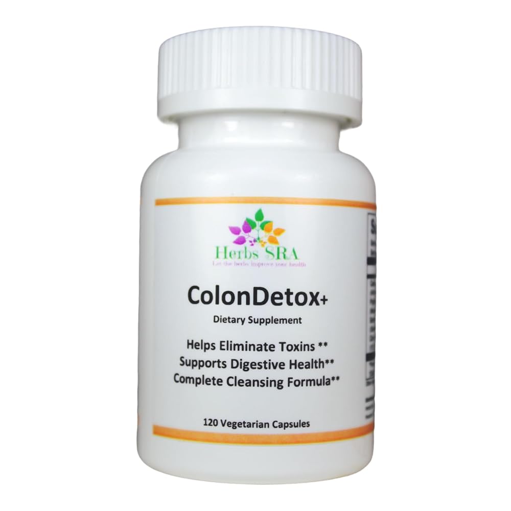 Herbs SRA ColonDetox+ Digestive Support - 120 Vegetarian Capsules