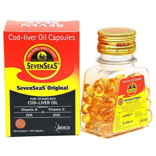 Kalyani Merck SevenSeas Original Cod Liver Oil - 500 Capsules