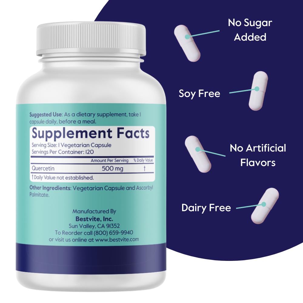 BESTVITE Quercetin 500mg