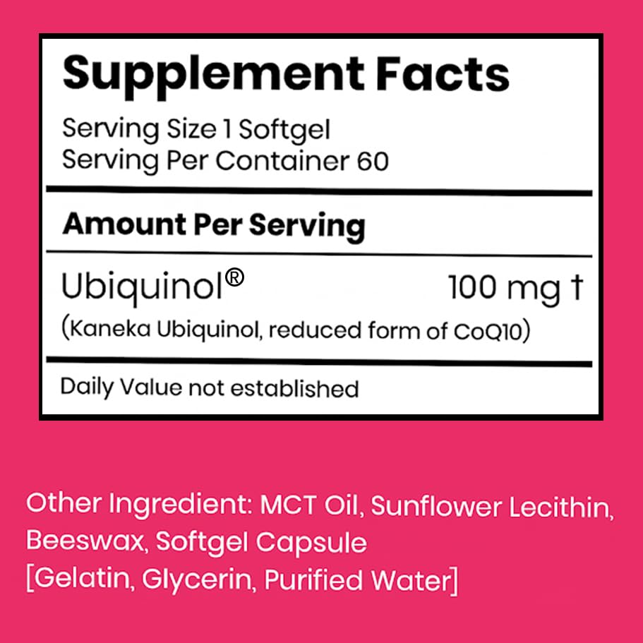 BBETTER CoQ10 100 mg Ubiquinol Softgels - 180 Count - image 9