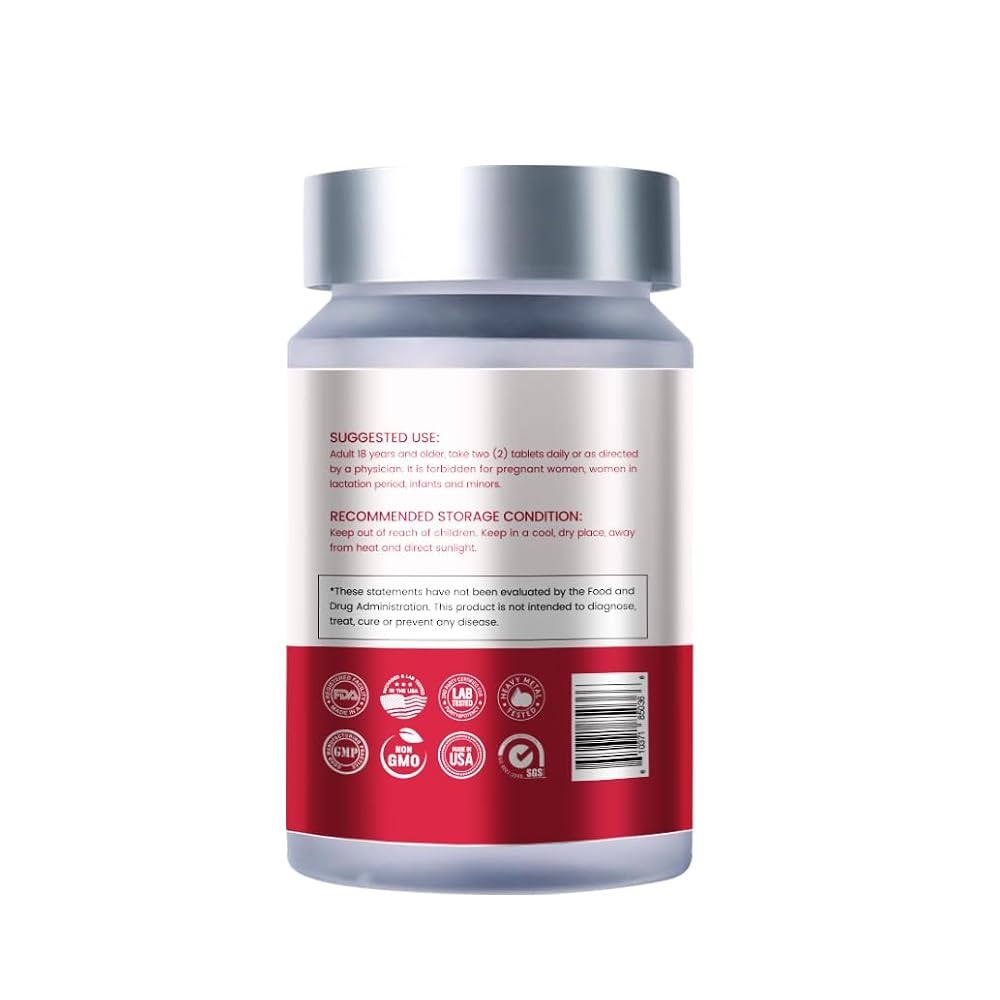 FOPIZ Ginsenosides Rg3rh2 & Milk Thistle Ginseng Extract - 60 Tablets - image 2