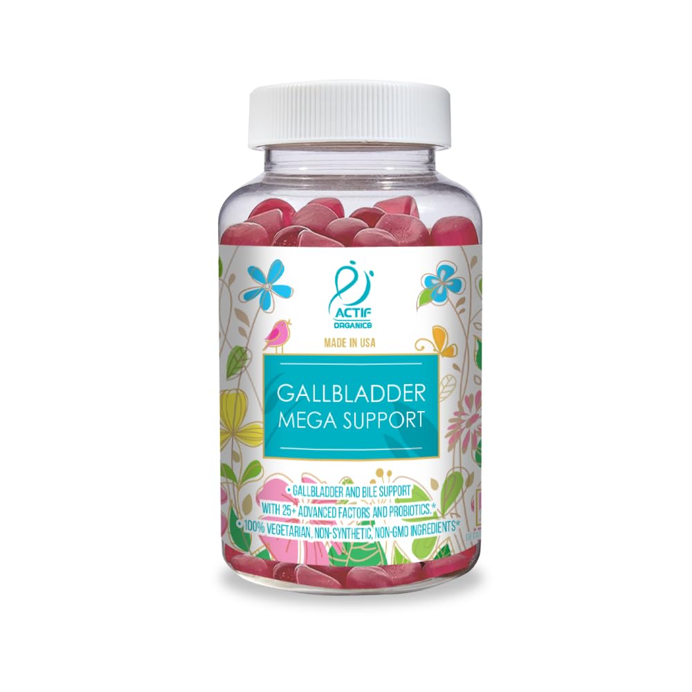 ACTIF Gallbladder Mega Support with Probiotics - 60 Gummies