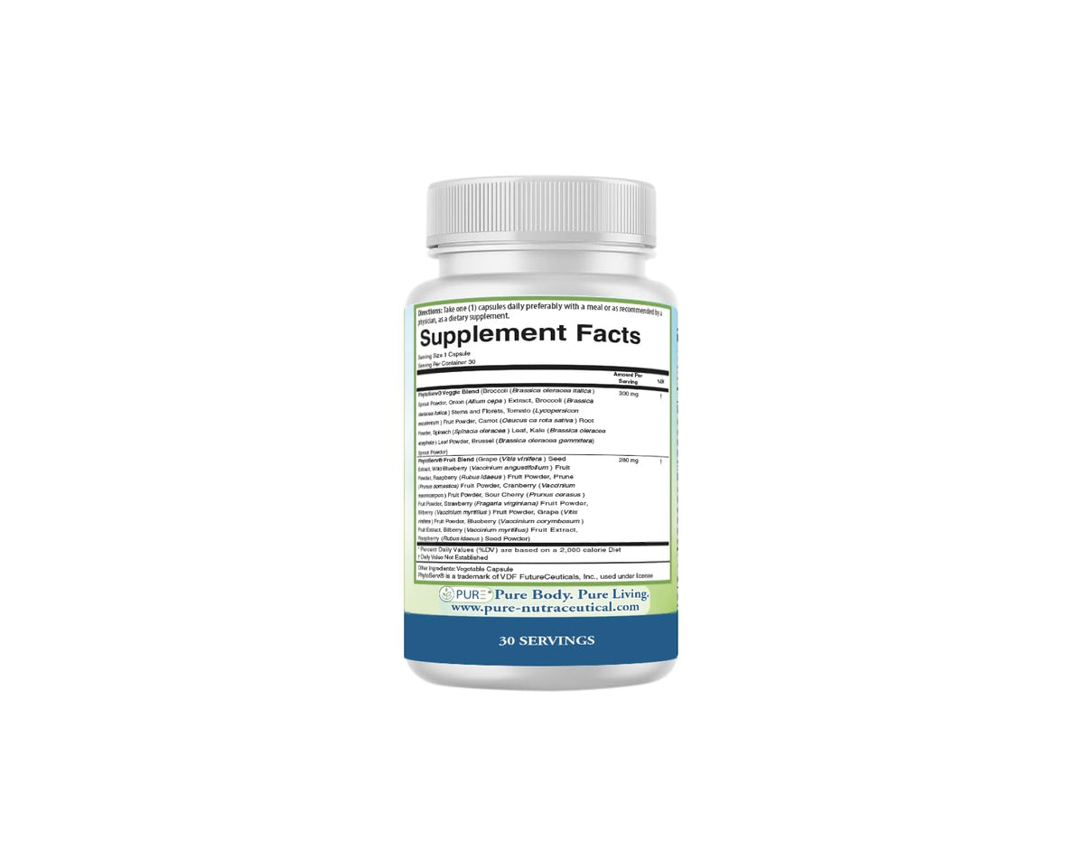 PURE Greens & Reds Capsules - 30 Servings - image 3