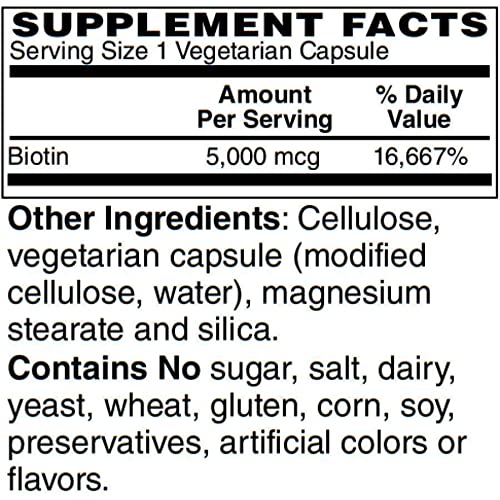 BariatricPal Biotin 5,000 mcg Easy Swallow Capsules
