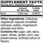 BariatricPal Biotin 5,000 mcg Easy Swallow Capsules