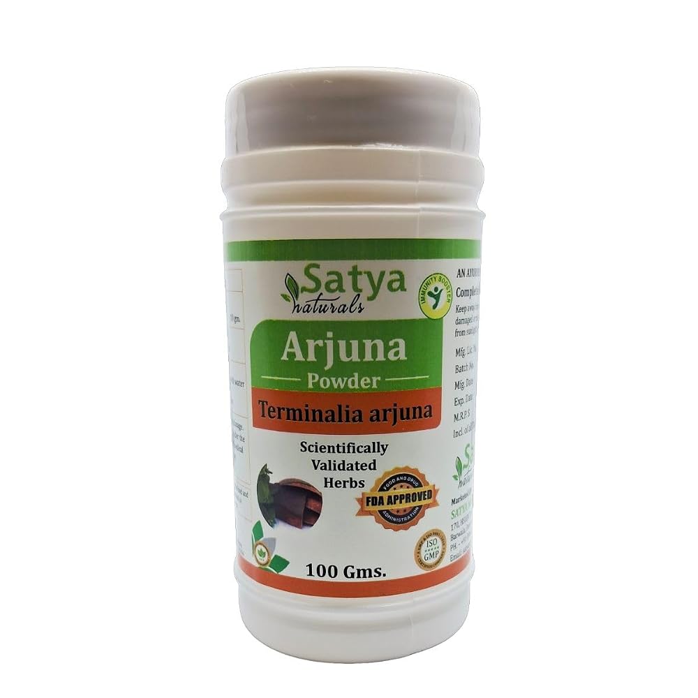 Satya Naturals Arjuna Powder Ayurvedic Herbal Supplement - 2 x 100g - image 4