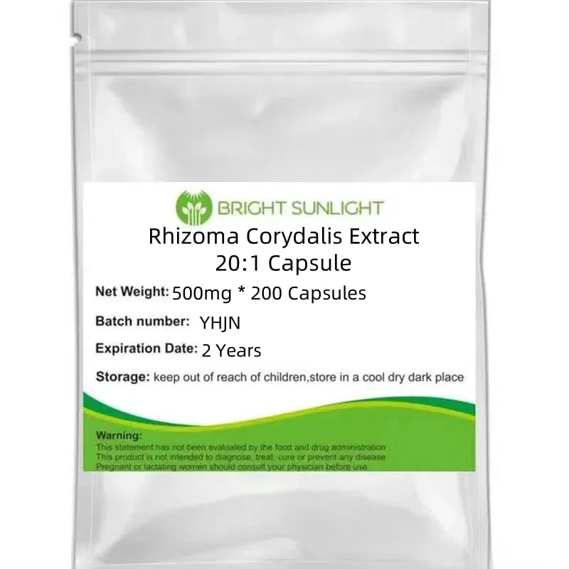 Bright Sunlight Rhizoma Corydalis Extract 20:1 - 200 Capsules