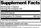 Terravita Andrographis 3% 450 mg - 100 Capsules - image 3