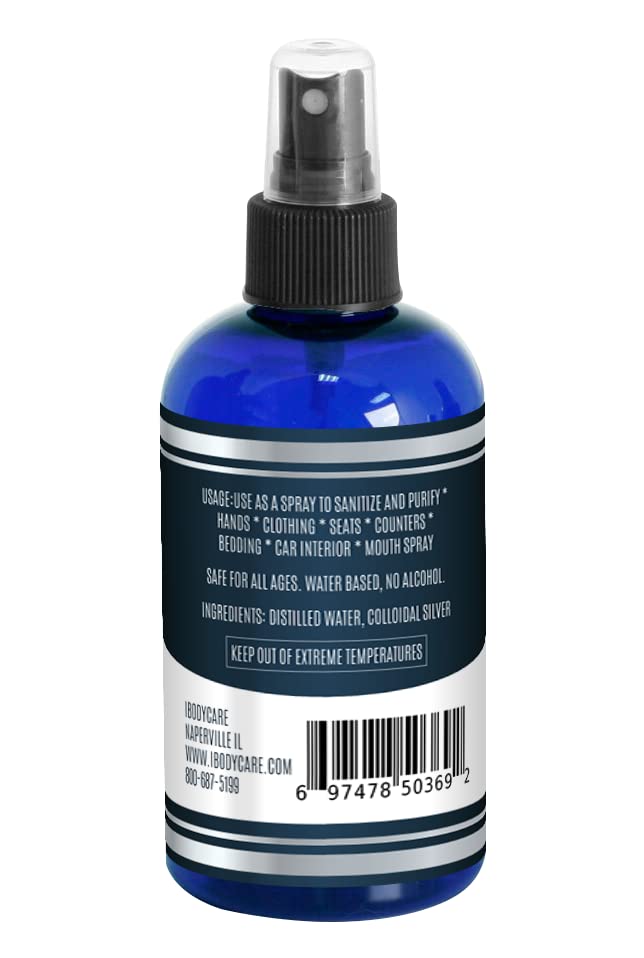 ibodycare Super Silver Spray for Immune Support - 8 Fl Oz - image 8