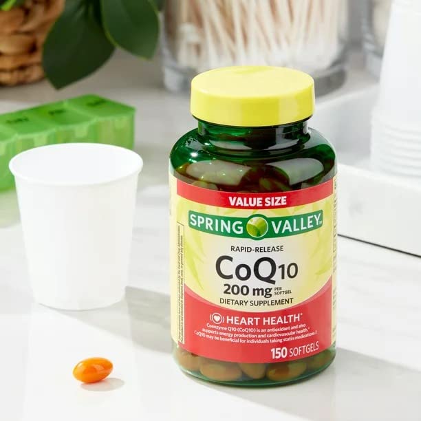 Convergence Spring Valley CoQ10 Rapid Release Softgels 200mg - 150 Count - image 4