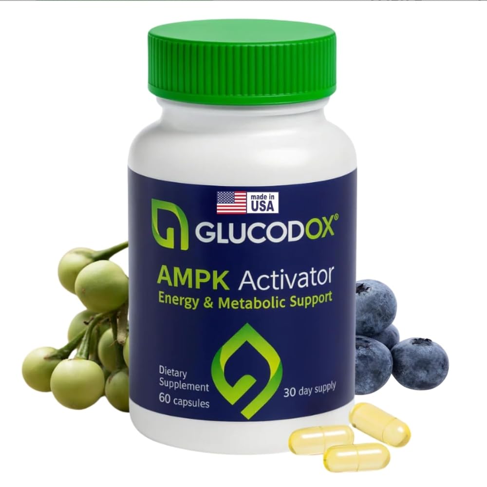 GlucodOX AMPK Activator Supplement Metabolic Support - 60 Capsules