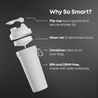Smartshake Protein Shaker Bottle 33 oz - Batman - image 3