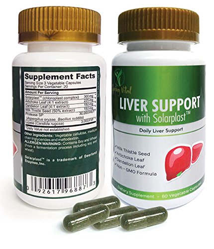SPRING VITAL Liver Support with Solarplast - 60 Vegetable Capsules