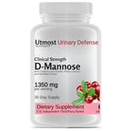 Utmost Nutrients Urinary Defense D-Mannose Supplement - 60 Capsules
