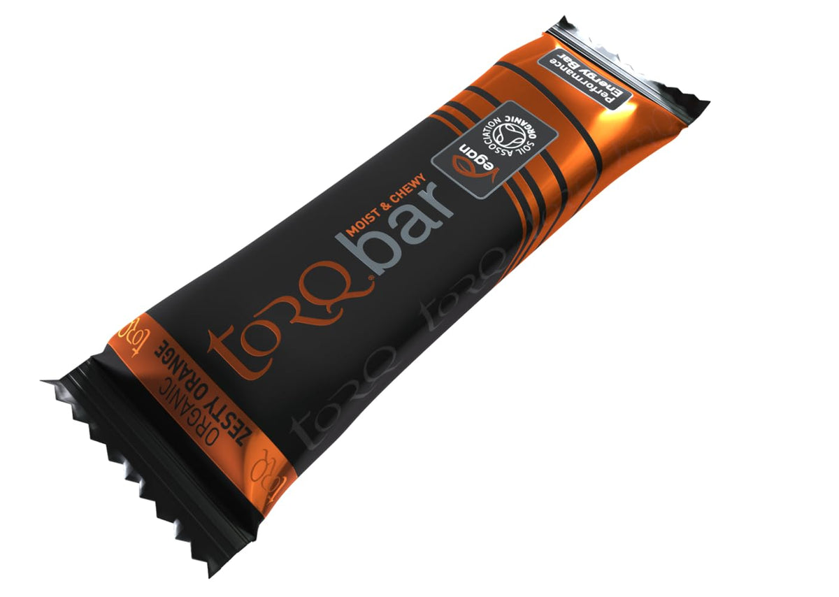 TORQ Energy Bar Organic Zesty Orange - 15 Bars