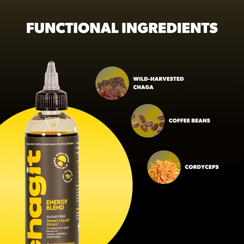 Chagit SLX Energy Blend Chaga Coffee Cordyceps - 8 Fl Oz - image 2