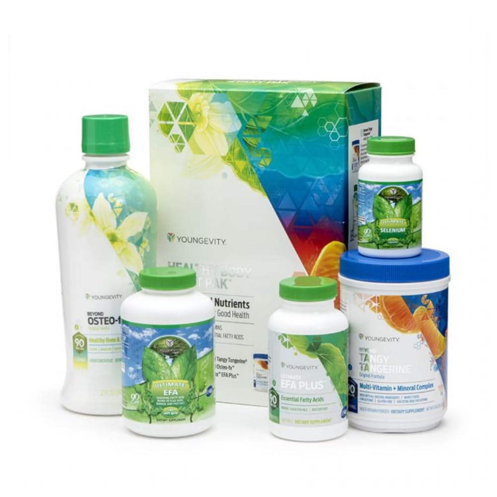 Youngevity Healthy Body Brain and Heart Pak Complete Daily Nutrition Bundle
