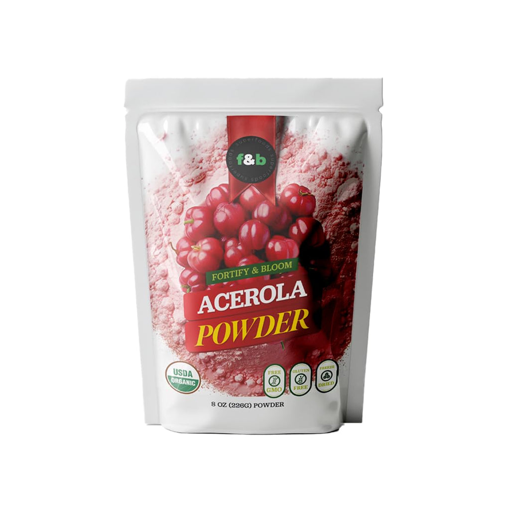f&b superfoods Acerola Cherry Vitamin C Powder - 8 oz