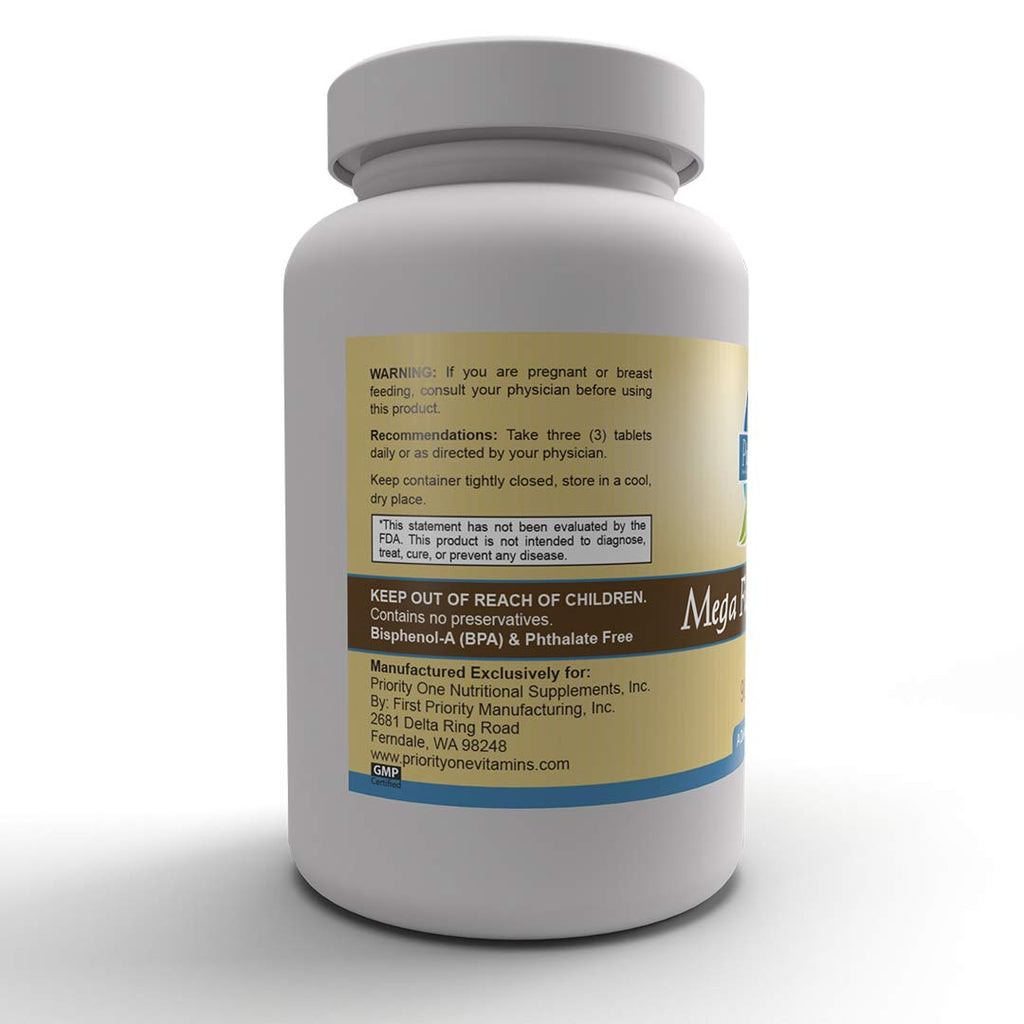 Priority One Vitamins Mega Flavonoid 2000 - 90 Tablets - image 5