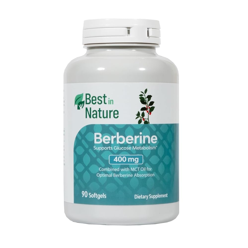 Best in Nature Berberine 400mg - 90 Softgels