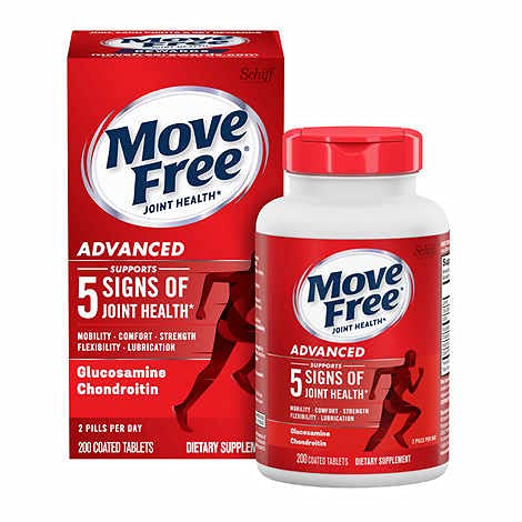 Move Free Advance Glucosamine Chondroitin with Uniflex - 80 Tablets