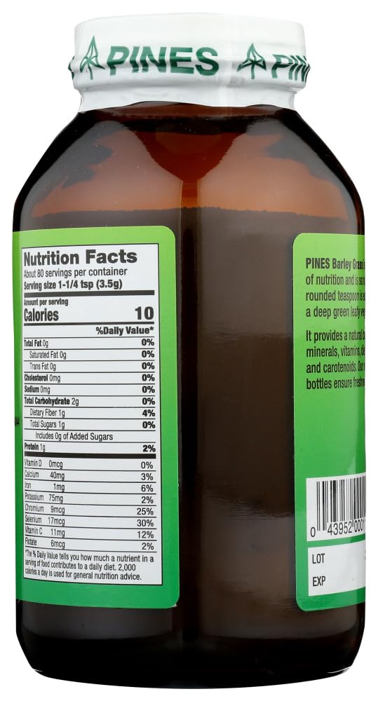 Pines Barley Grass Powder - 10 oz. - image 3