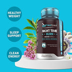 Herbtonics Night Time Burn Sleep & Weight Management - 120 Capsules - image 8