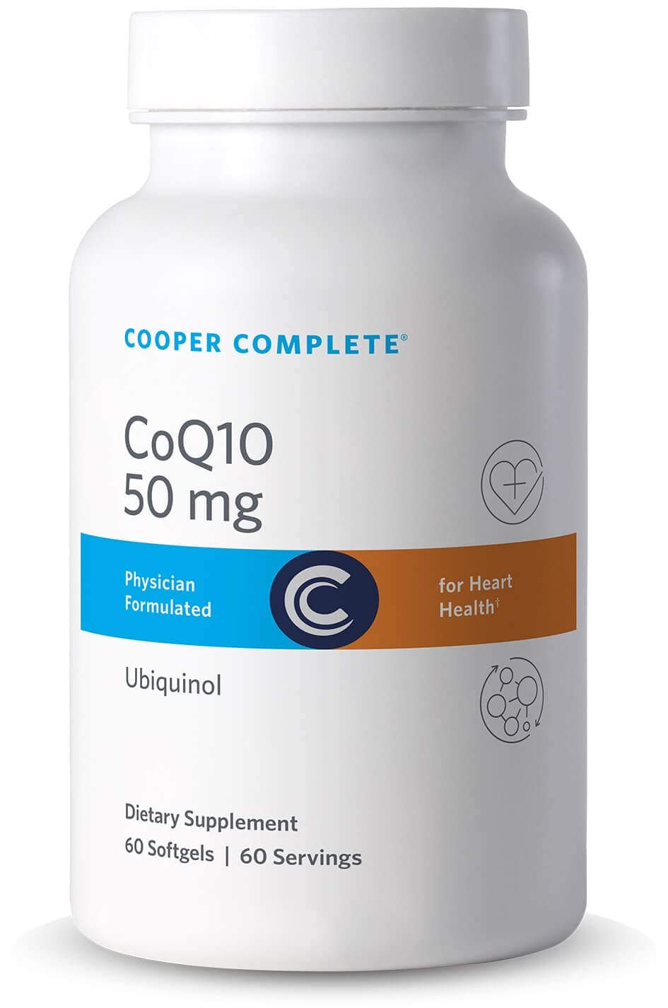 Cooper Complete Ubiquinol CoQ10 50 mg Cellular Energy - 60 Softgels