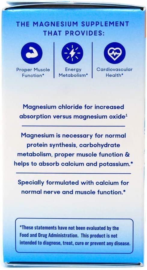 Slow-Mag Magnesium Chloride with Calcium - 120 Tablets - image 8