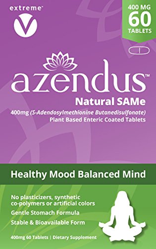 extreme V Azendus SAM-e Mood Support 400mg - 60 Tablets - image 2