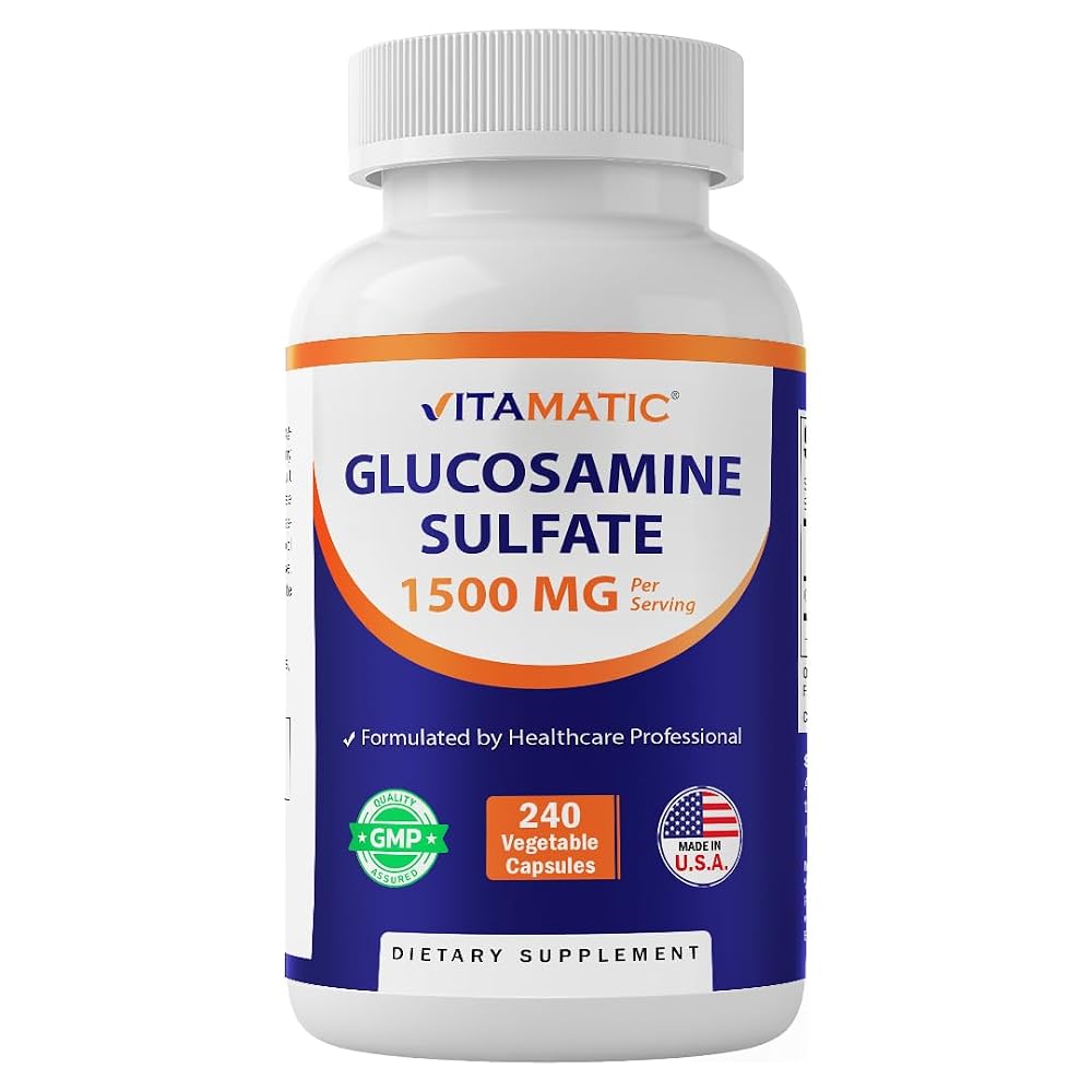 Vitamatic Glucosamine Sulfate 1500mg - 240 Capsules
