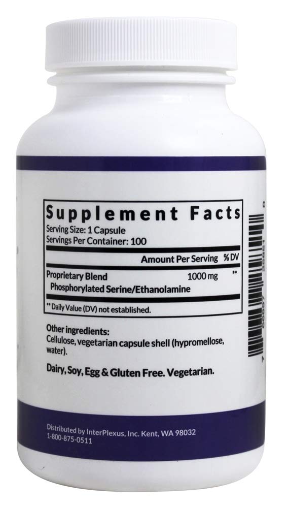 InterPlexus Seriphos Phosphorylated Serine - 100 Capsules - image 2