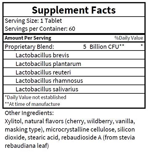 Orasana Wildberry Chewable Probiotics for Oral Health - 60 Count - image 2